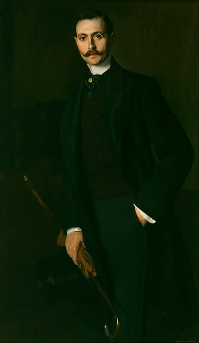 Portrait of Aureliano de Beruete y Moret by Joaquín Sorolla